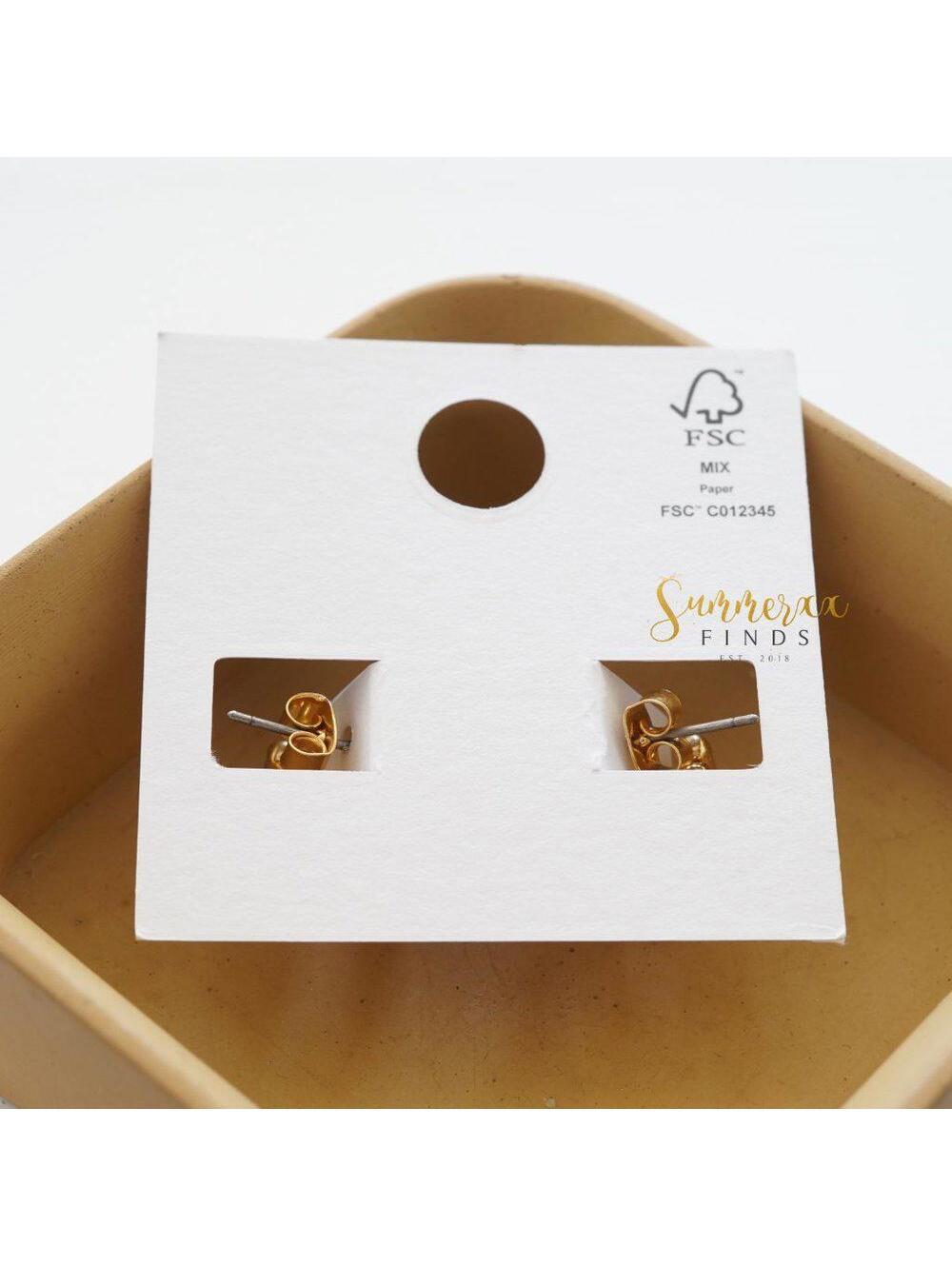 Madewell Ribbed Hoop Earrings - Picture 2 of 3